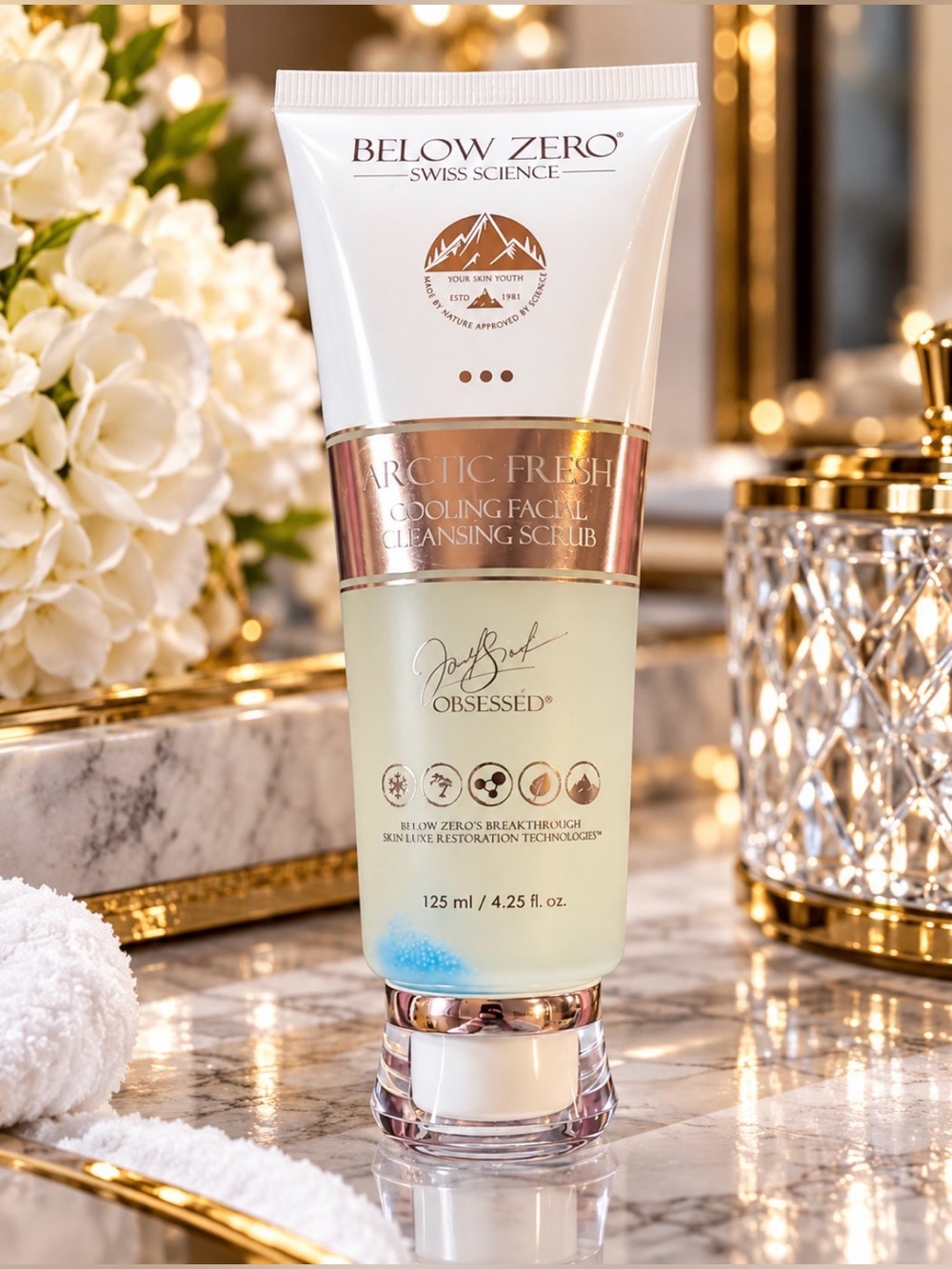 Below Zero Arctic Fresh Cooling Facial Cleansing Scrub 💚